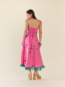 Daisy Dress in Bubblegum Lagoon
