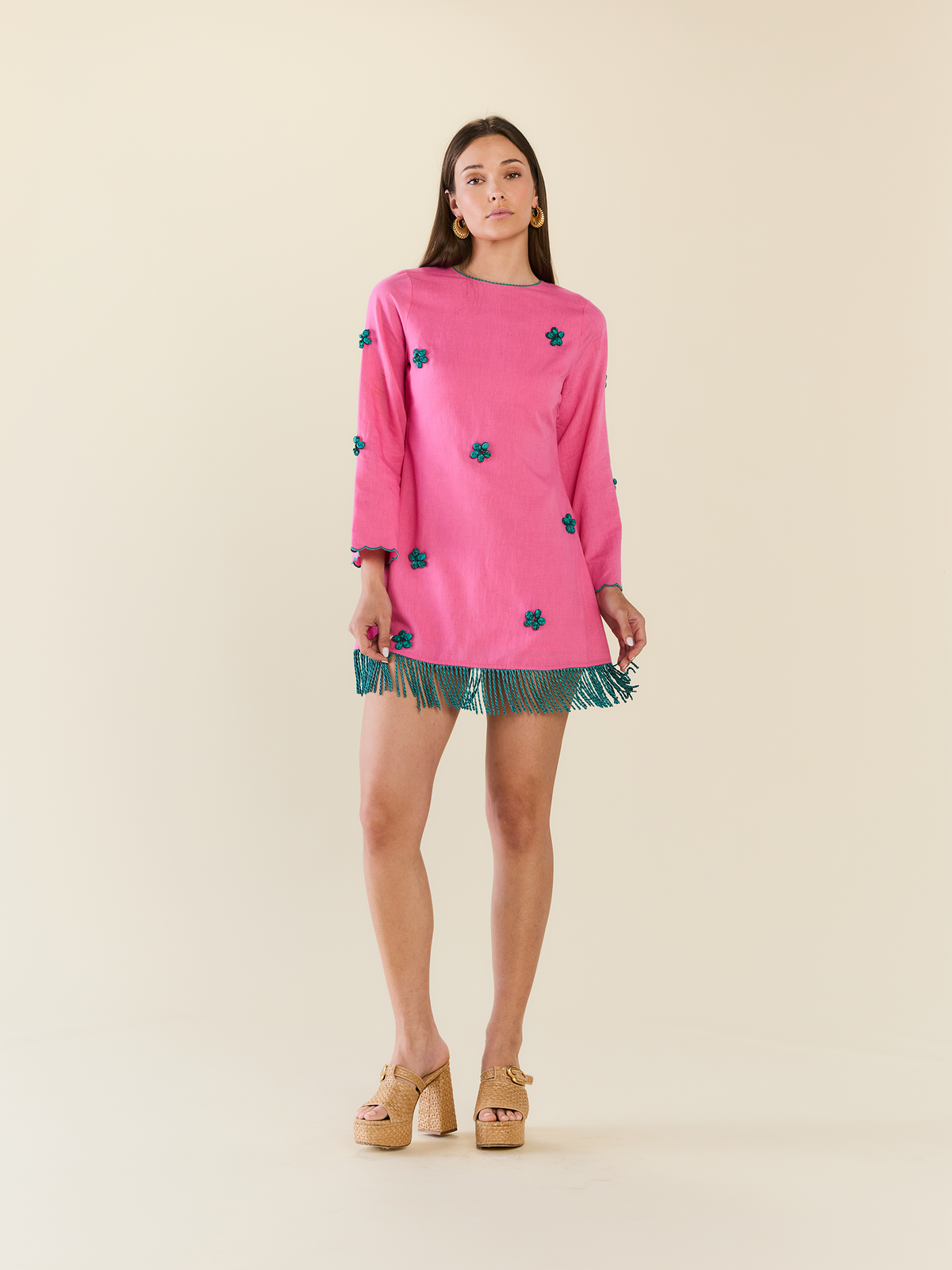 Tillie Dress in Bubblegum Lagoon