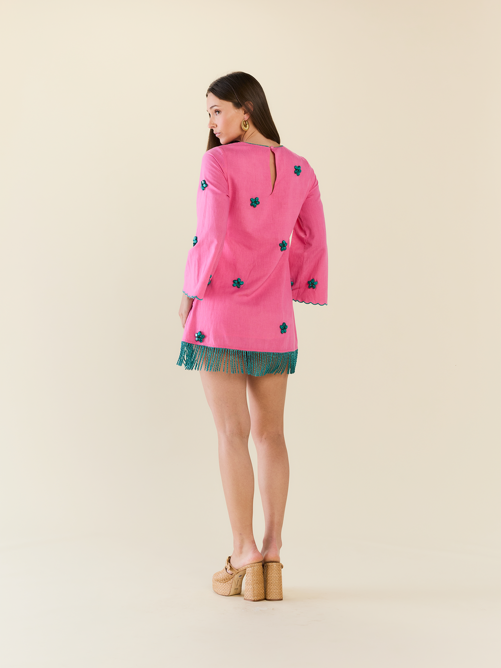 Tillie Dress in Bubblegum Lagoon