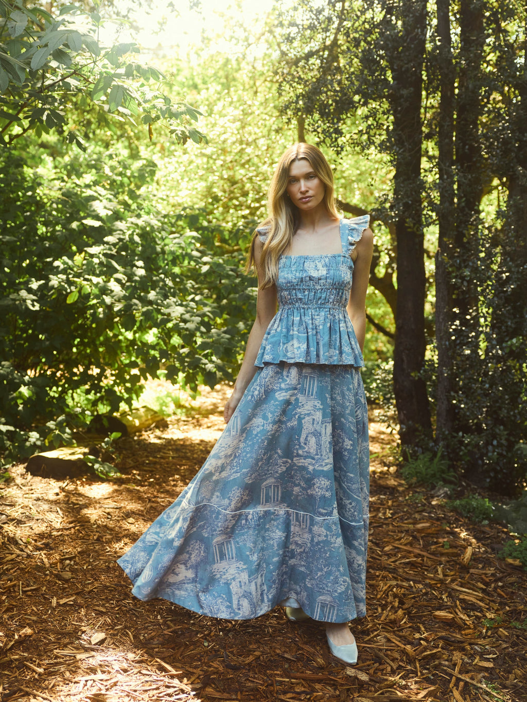 Lucca Skirt in Forever Toile