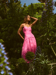 Lydia Dress in Rosa Toscana