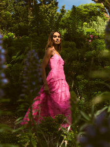 Lydia Dress in Rosa Toscana