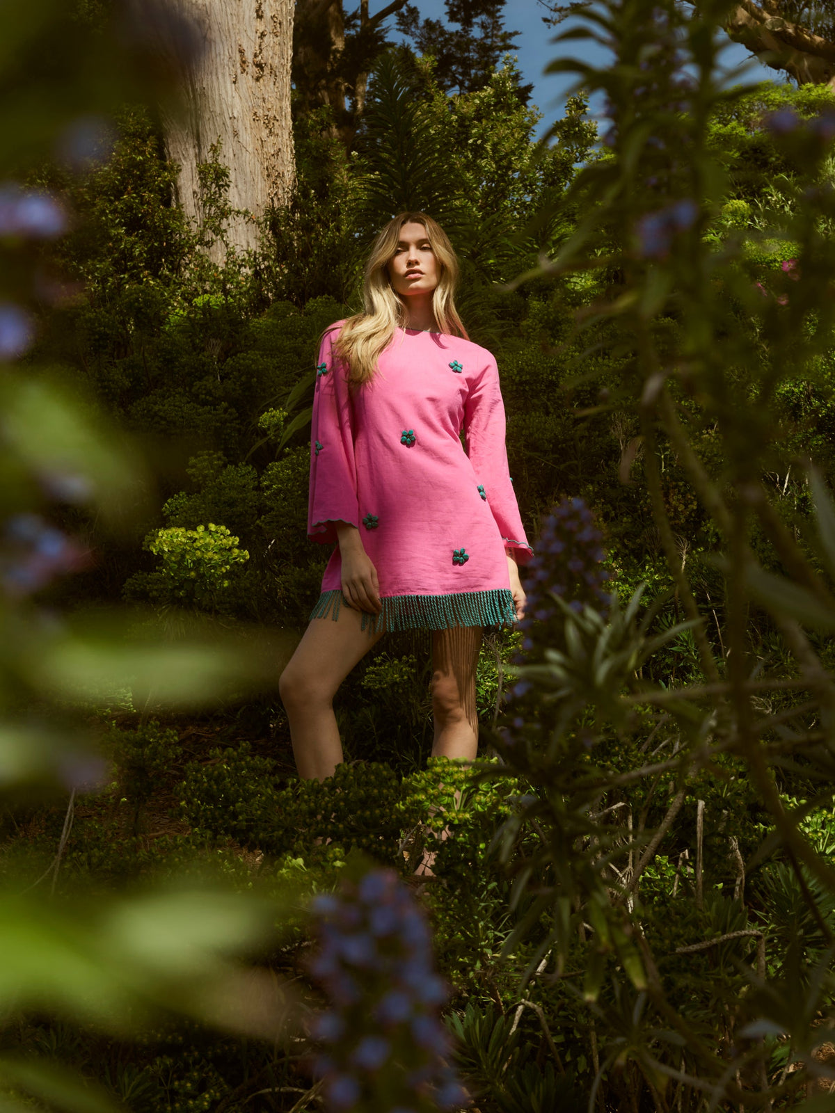 Tillie Dress in Bubblegum Lagoon