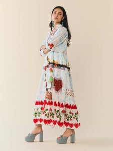 Eliza Dress in Alfie White