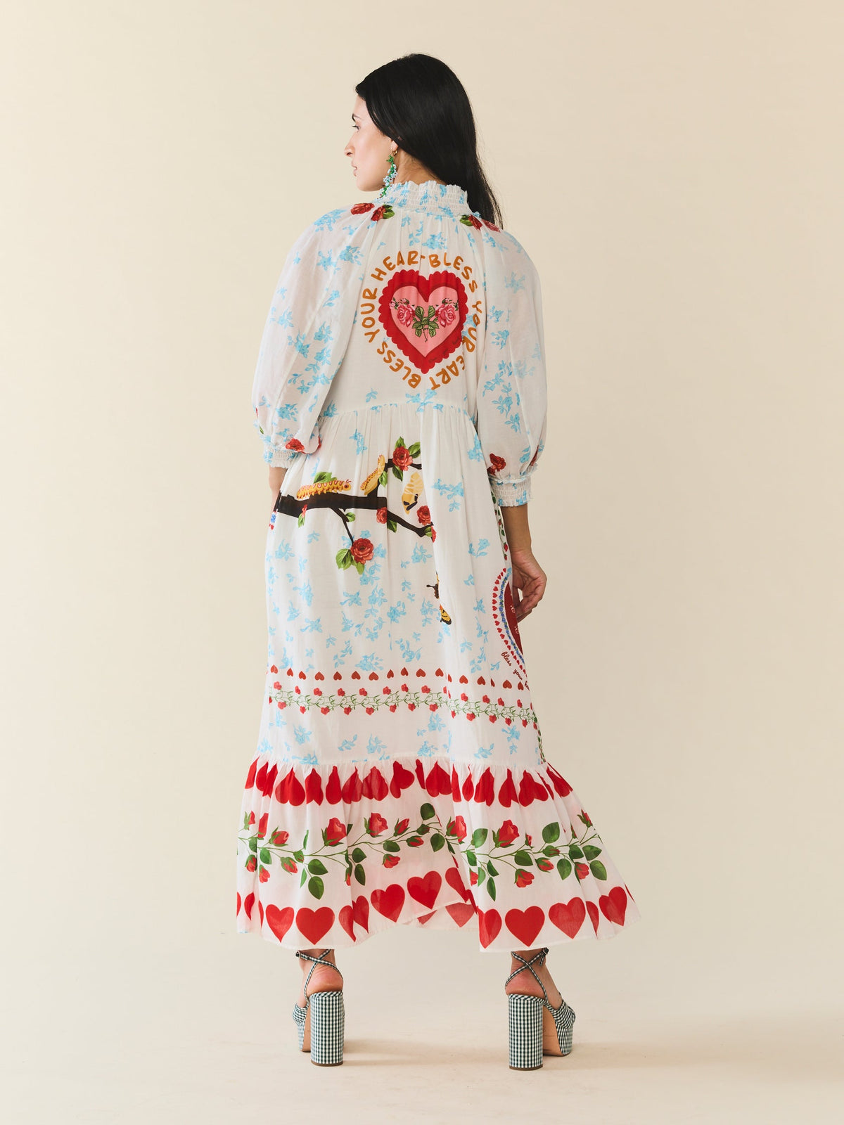Eliza Dress in Alfie White