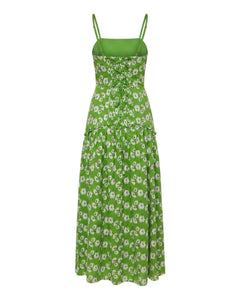 Lydia Dress in Magnolia Green Embroidery