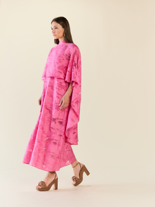 Luna Cape in Rosa Toscana