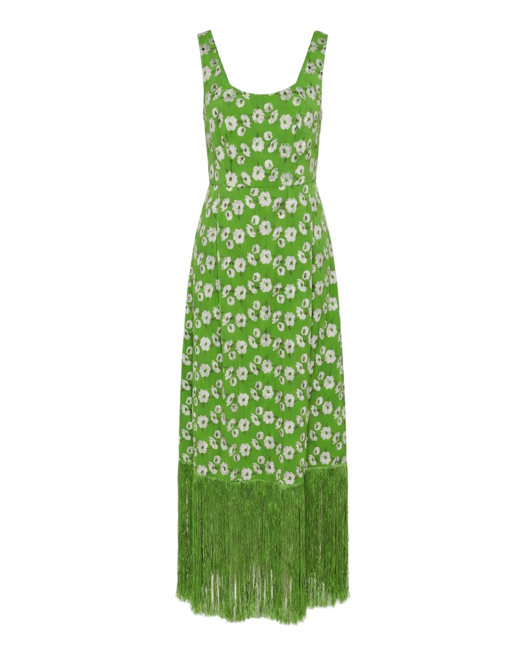 Hannah Dress in Magnolia Green Embroidery