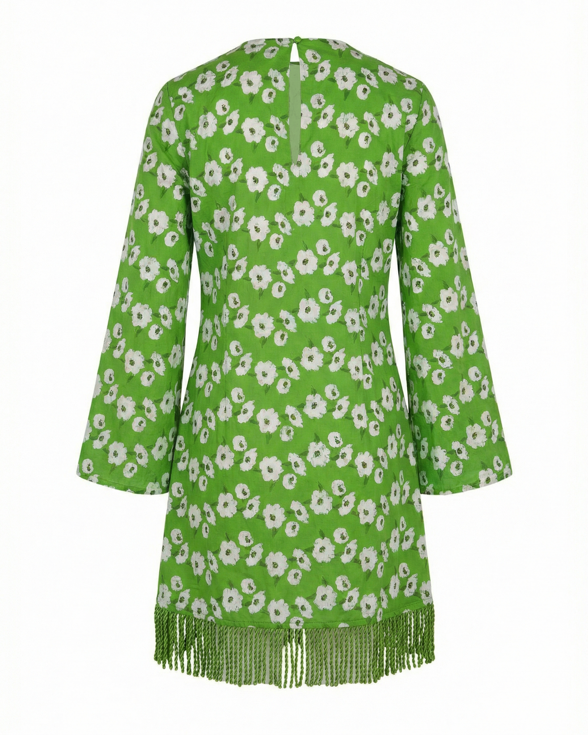 Tillie Dress in Magnolia Green Embroidery