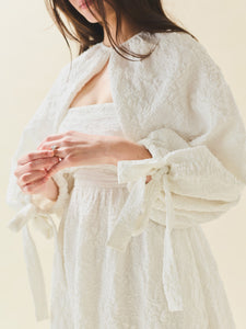 Mary Cape in Chapel White Floral