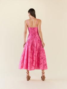 Lydia Dress in Rosa Toscana