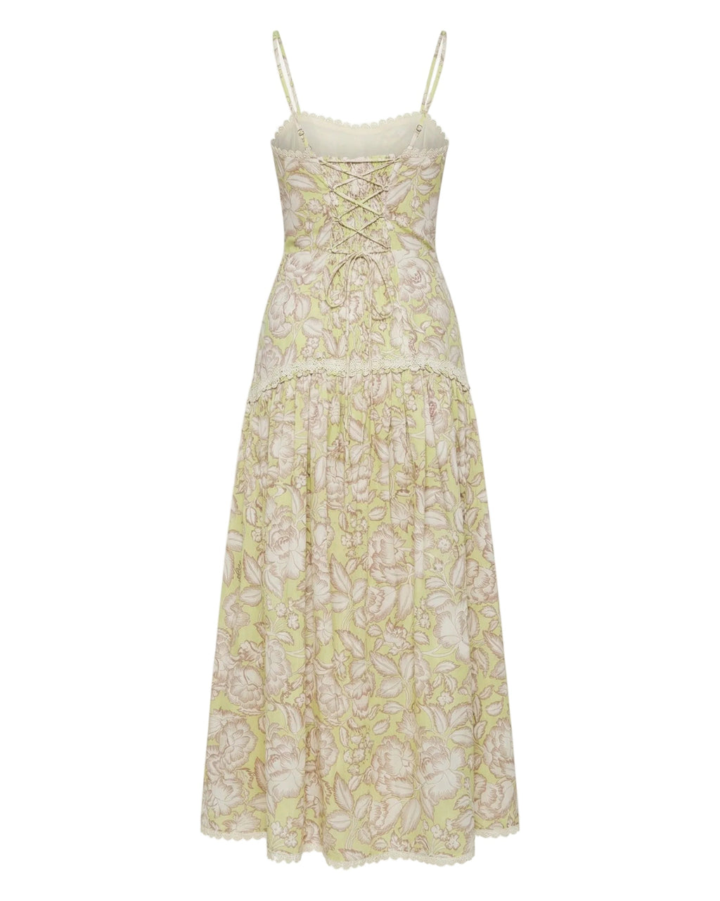 Lydia Dress in Lucca Green