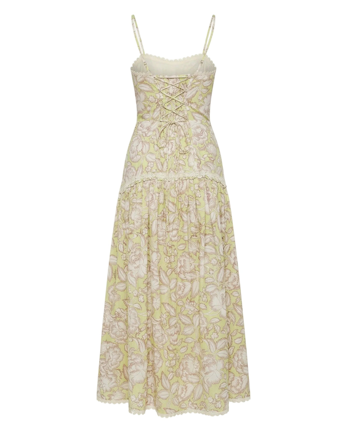 Lydia Dress in Lucca Green
