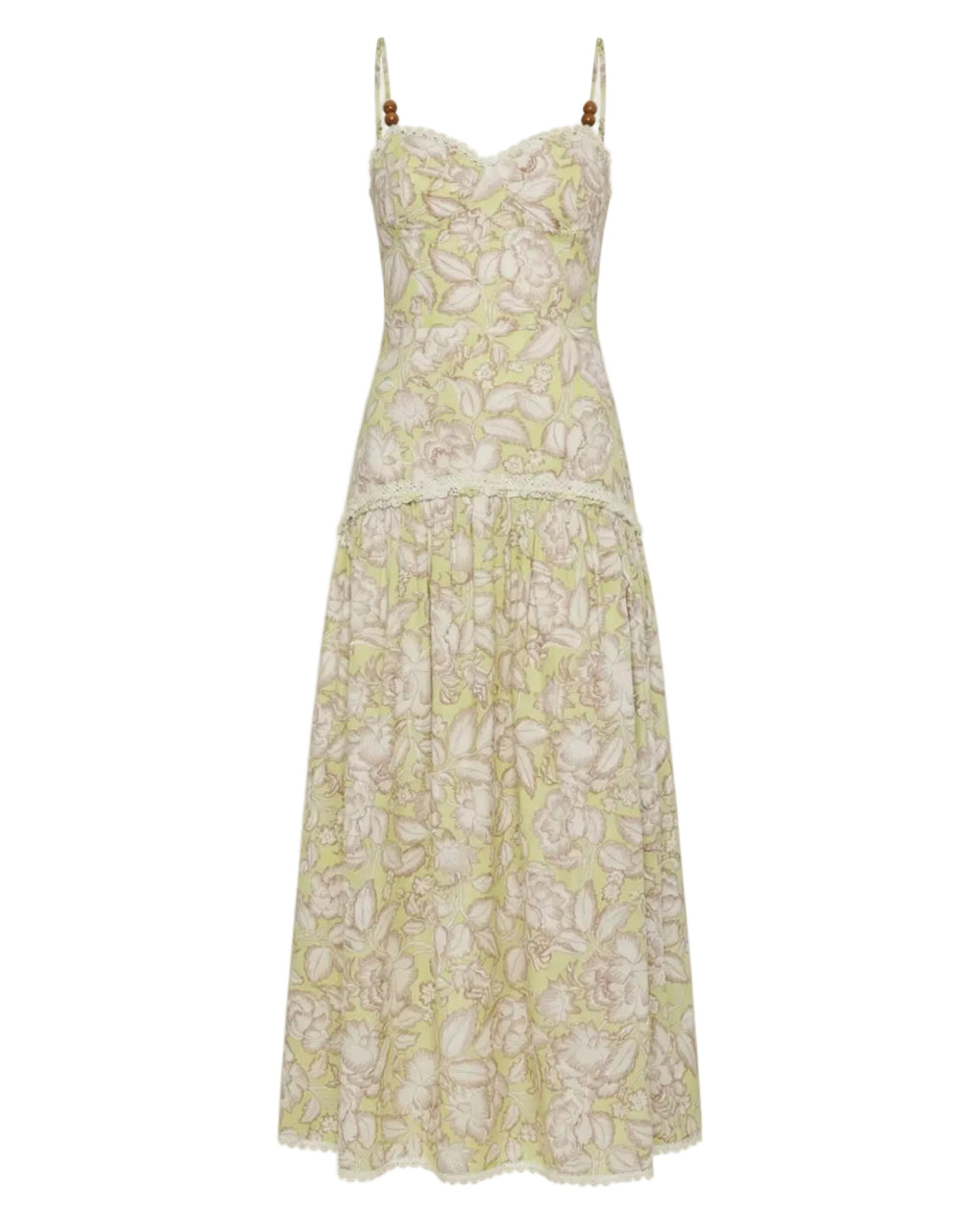 Lydia Dress in Lucca Green