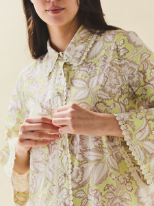Birdie Dress in Lucca Green