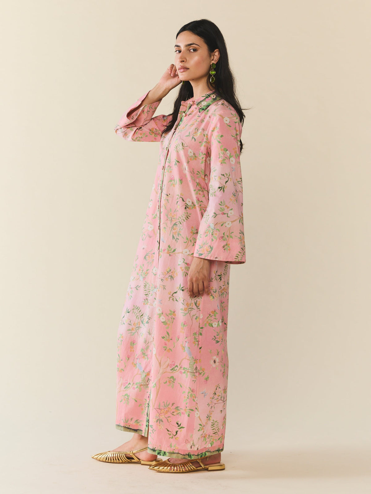 Birdie Dress in Peony Peacock x Larsen McDowell
