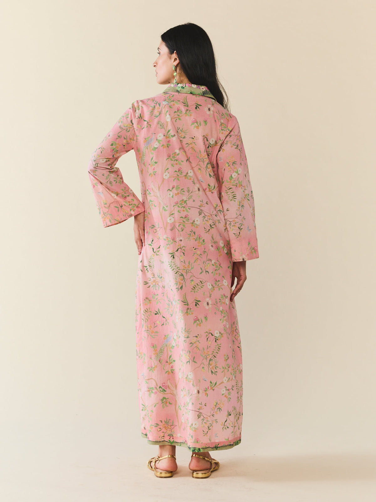 Birdie Dress in Peony Peacock x Larsen McDowell