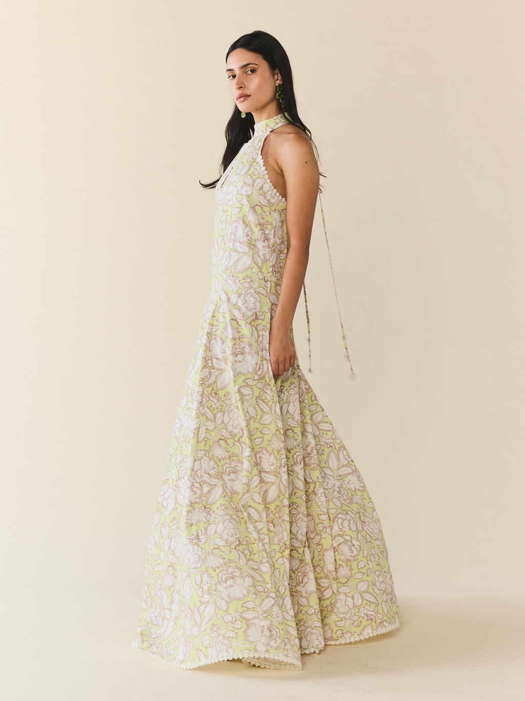 Quinn Dress in Lucca Green