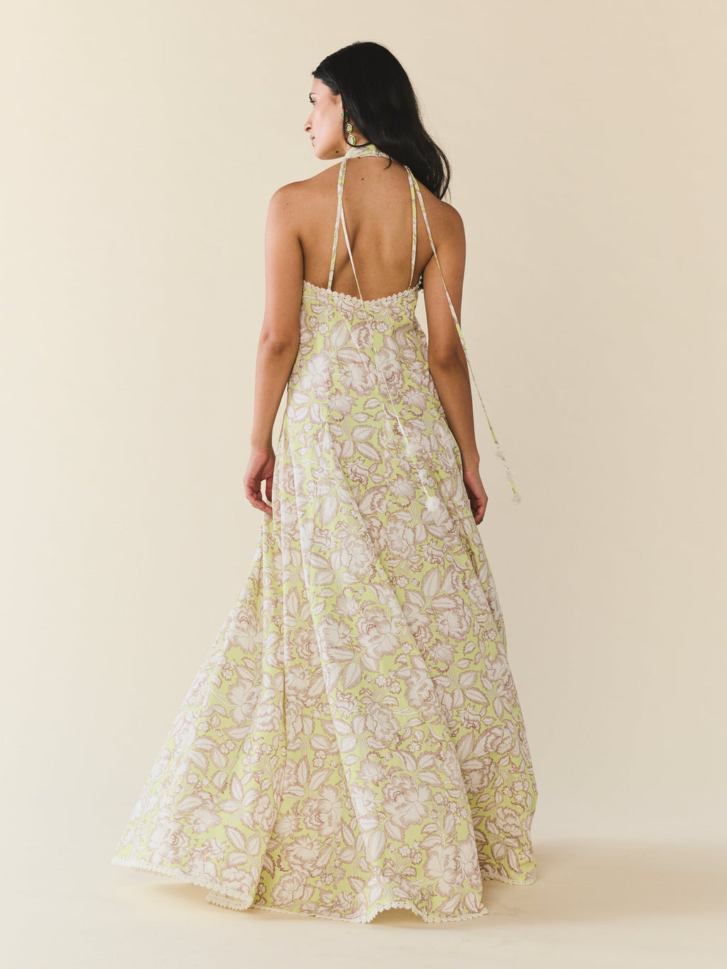 Quinn Dress in Lucca Green