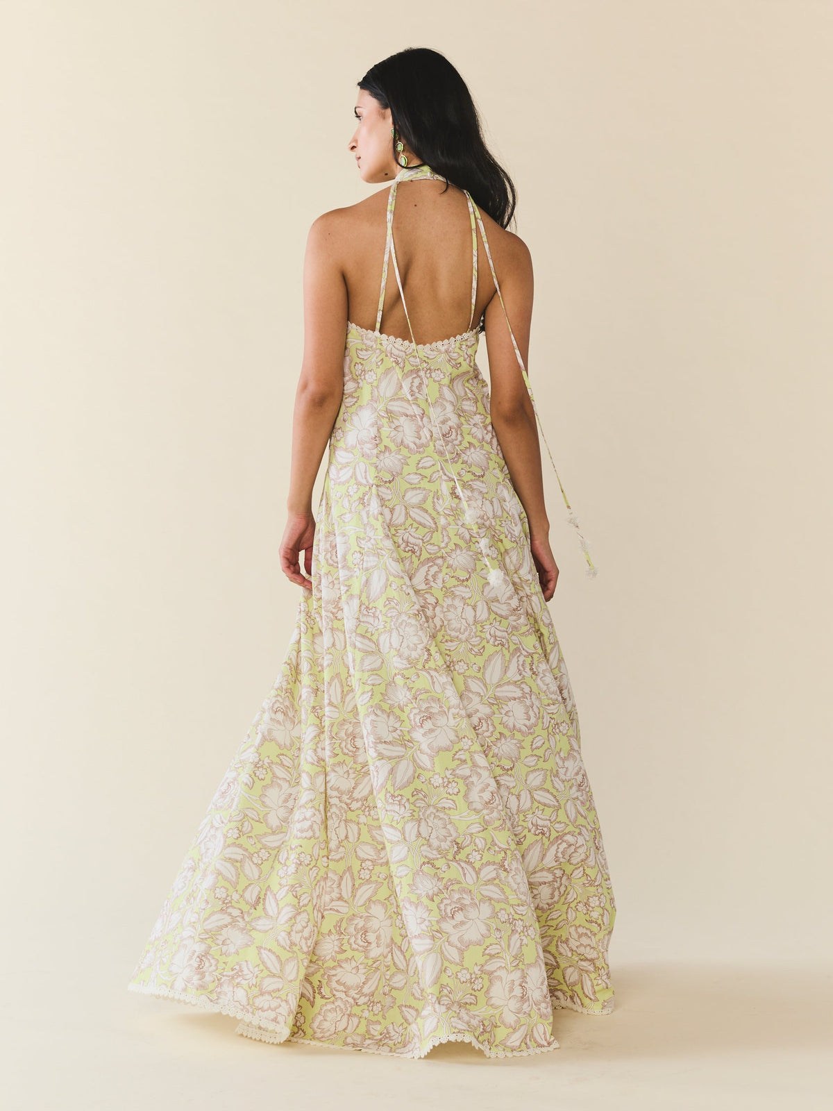 Quinn Dress in Lucca Green
