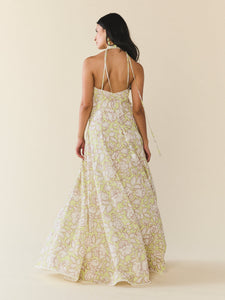 Quinn Dress in Lucca Green