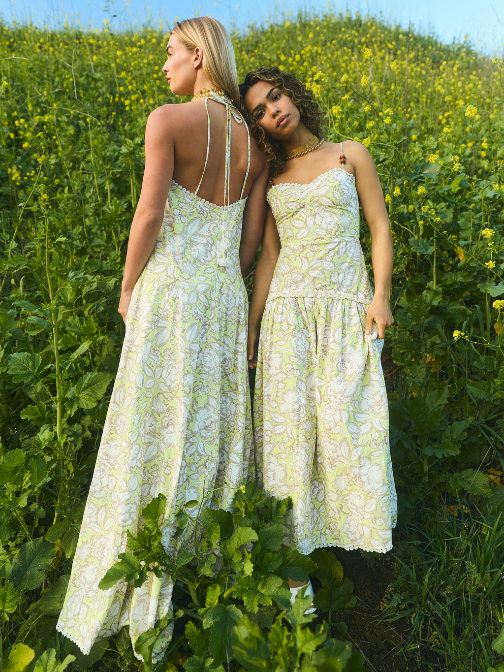Lydia Dress in Lucca Green