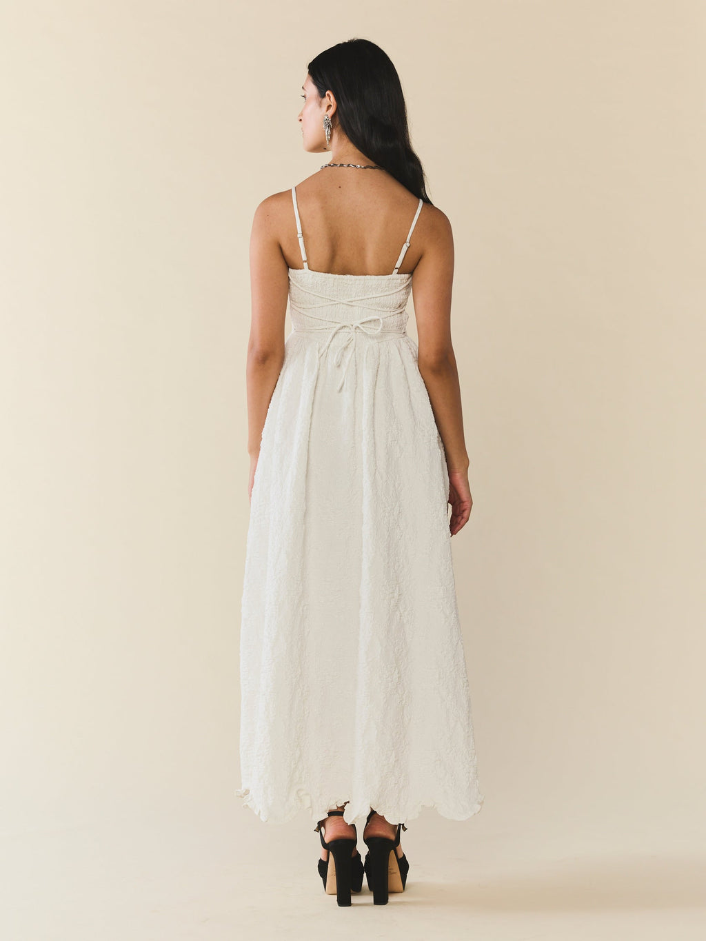 Gavin Dress in Chapel White Floral