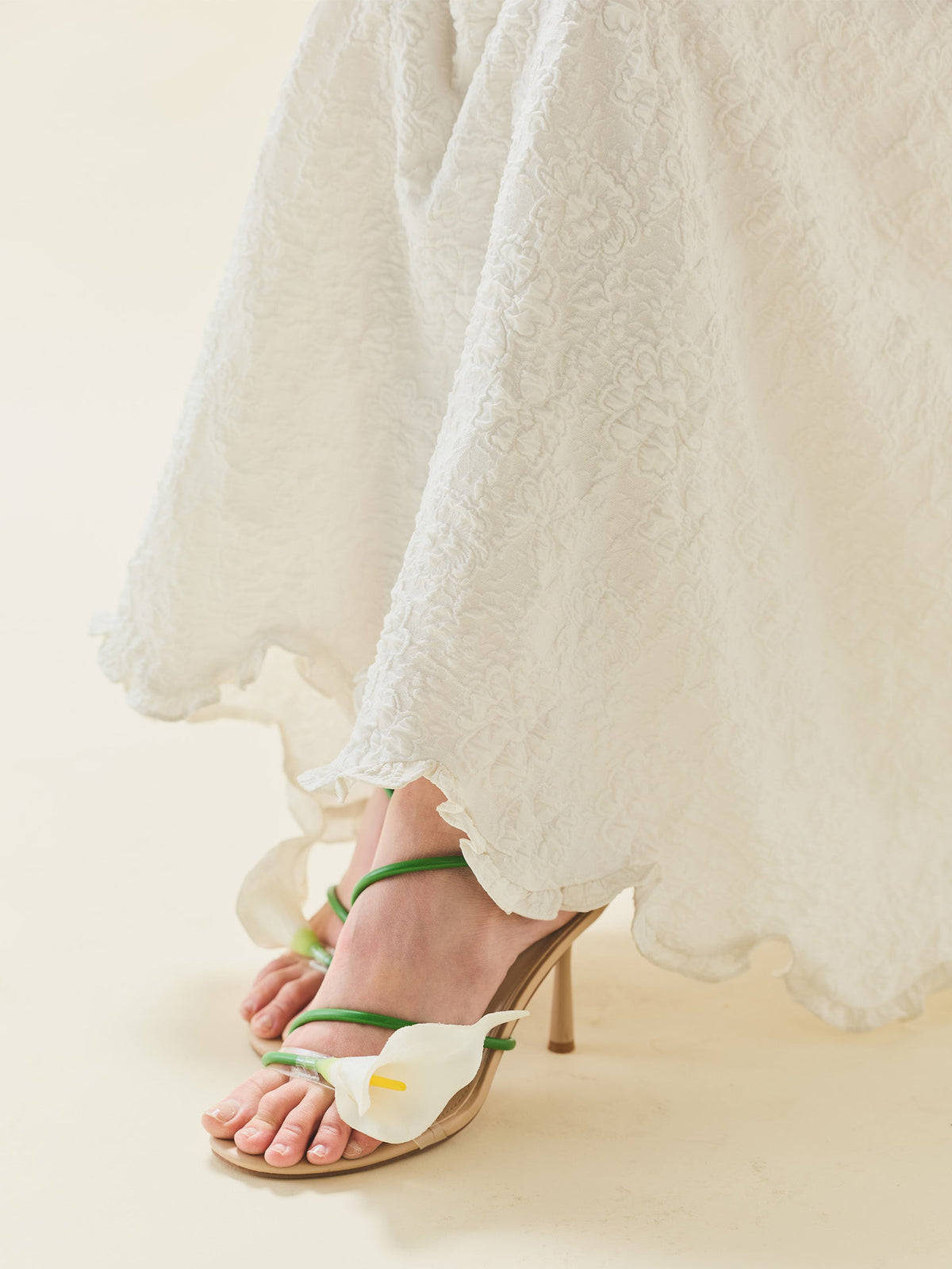 Gavin Dress in Chapel White Floral