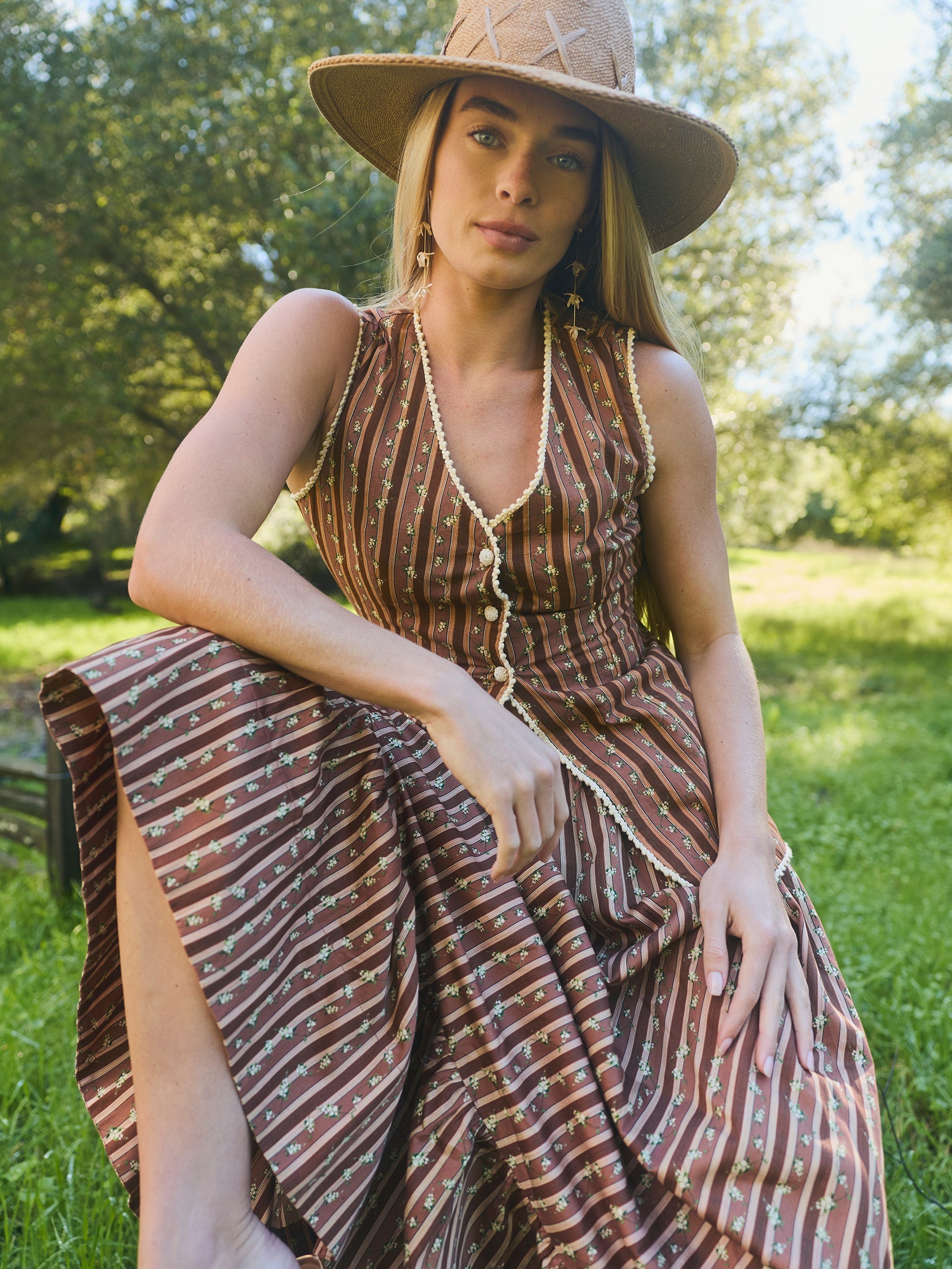 Alexa Top in Fresh Garden Floral