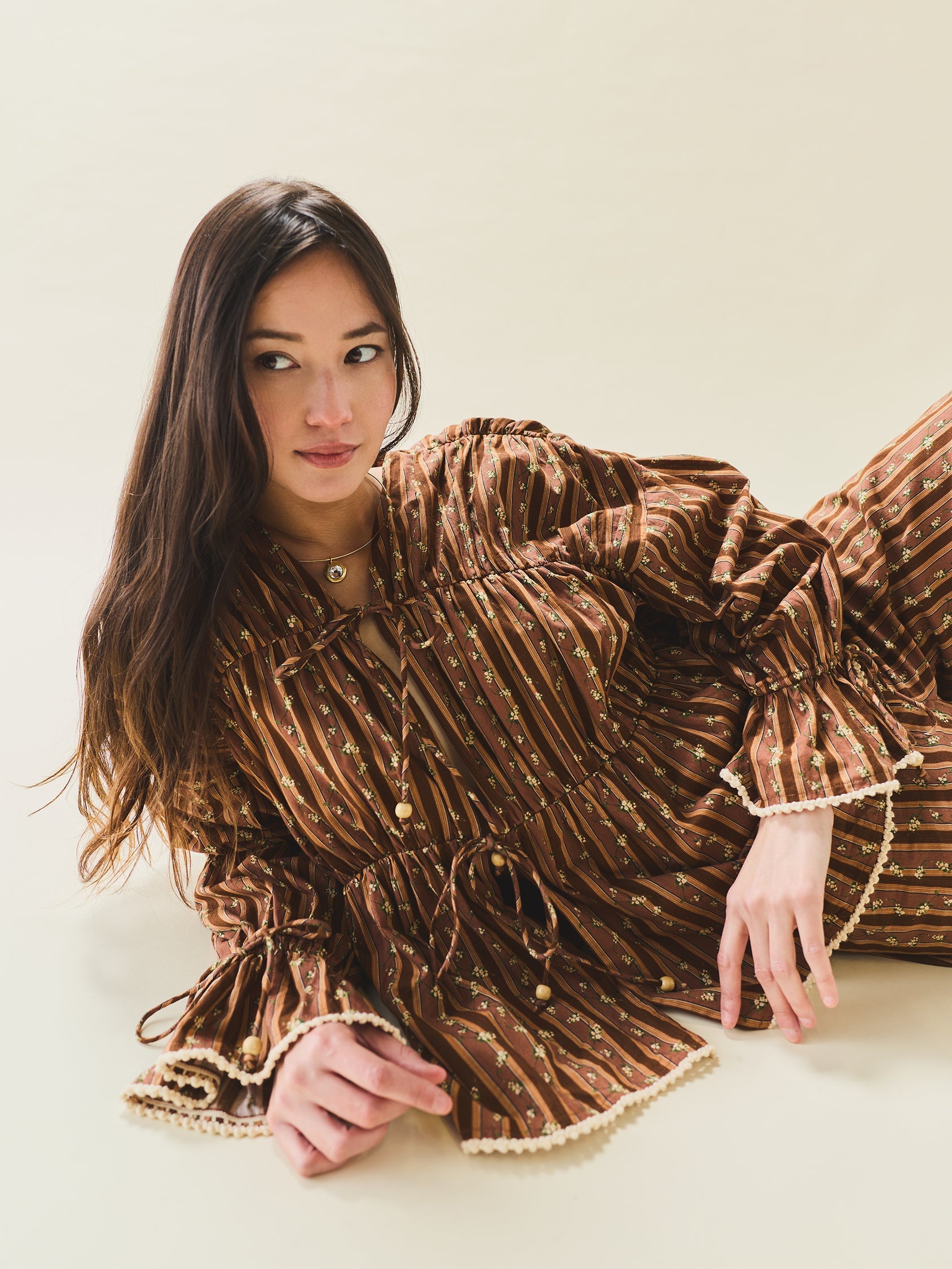 Isle Top in Fresh Garden Floral