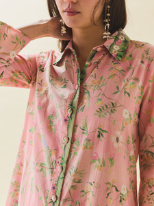 Birdie Dress in Peony Peacock x Larsen McDowell