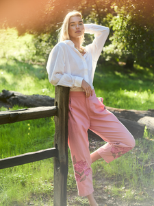 Nina Pant in Pink Pop Floral