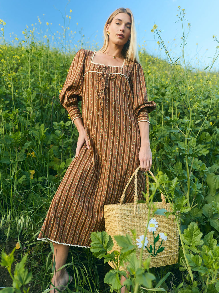 Tara Dress in Fresh Garden Floral