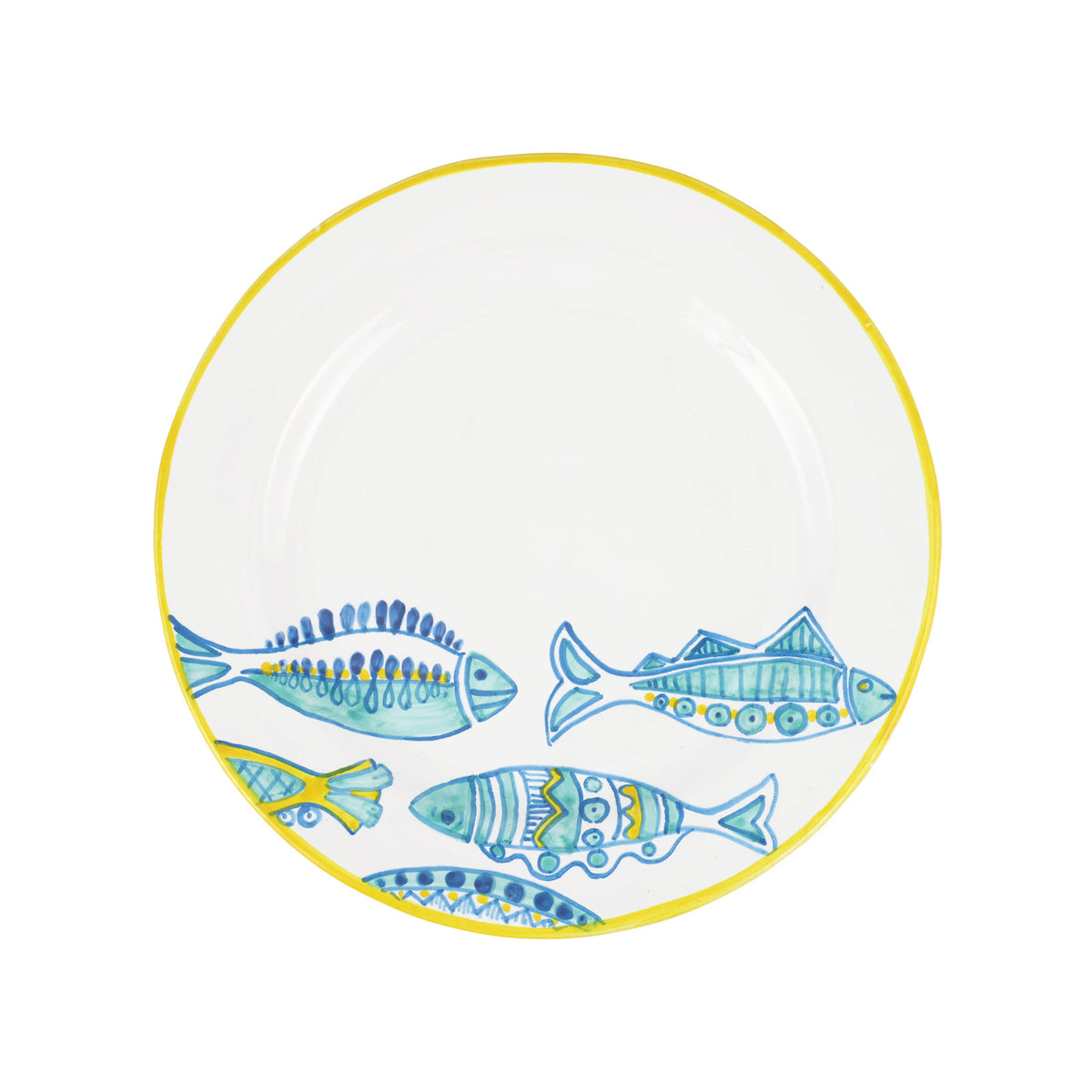 Elba's Fish Dinner Plate in Multi