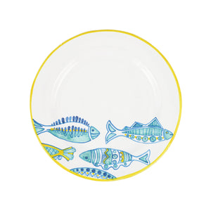 Elba's Fish Dinner Plate in Multi