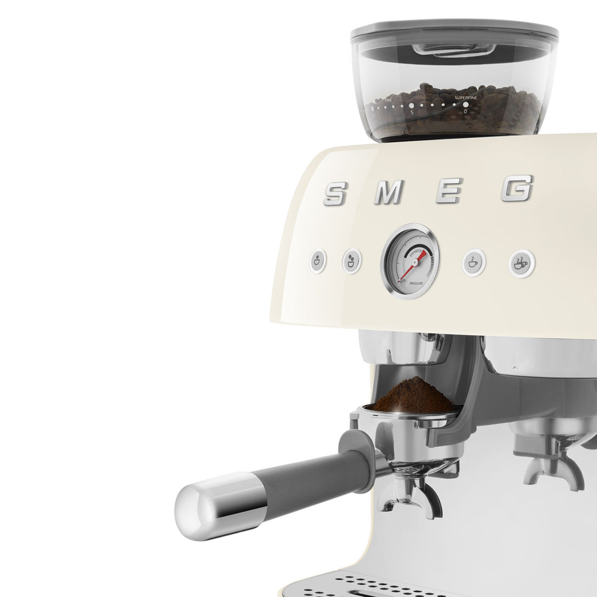 Semi-Automatic Espresso Machine EGF03 in Cream