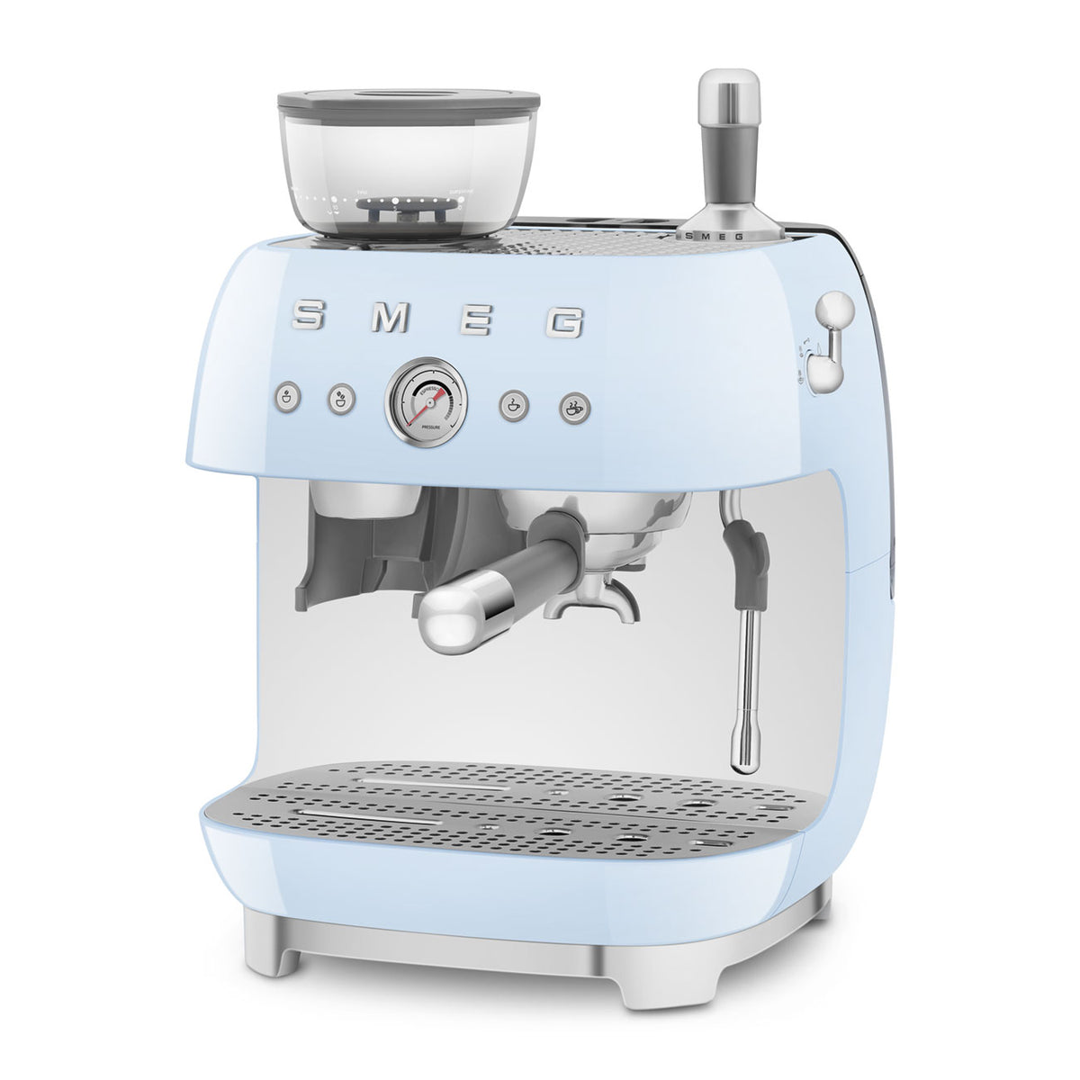 Semi-Automatic Espresso Machine EGF03 in Pastel Blue