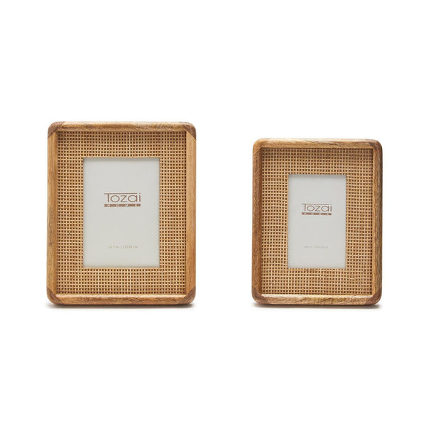Cane Photo Frame, Set of 2 | Over The Moon