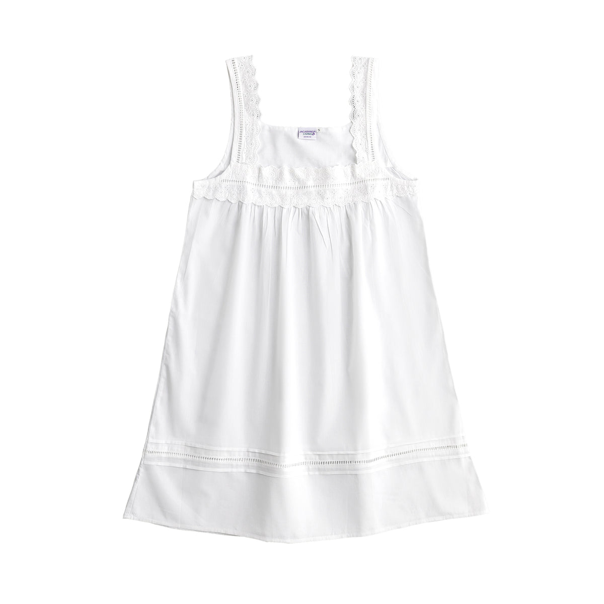 Maeve White Cotton Nightgown