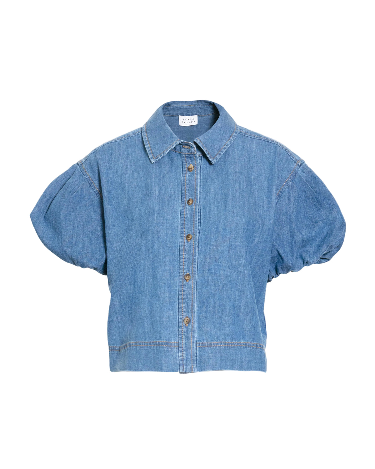 Elza Top in Medium Indigo Blue