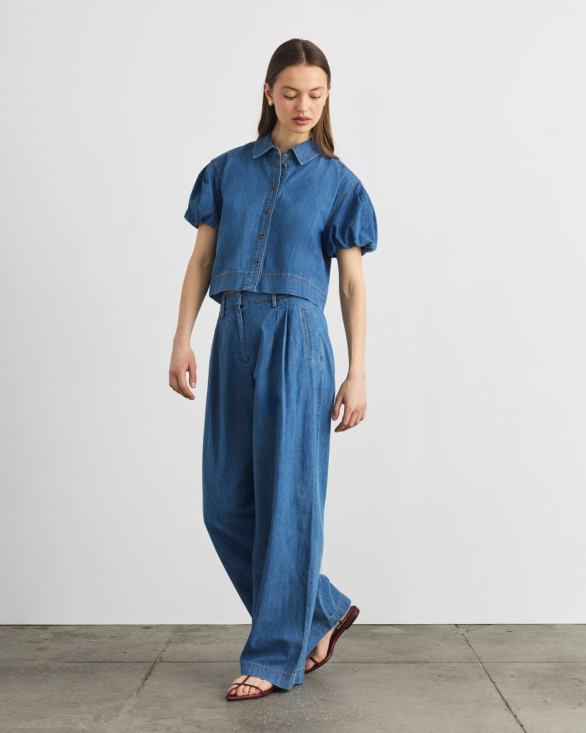 Jodi Pant in Medium Indigo Blue