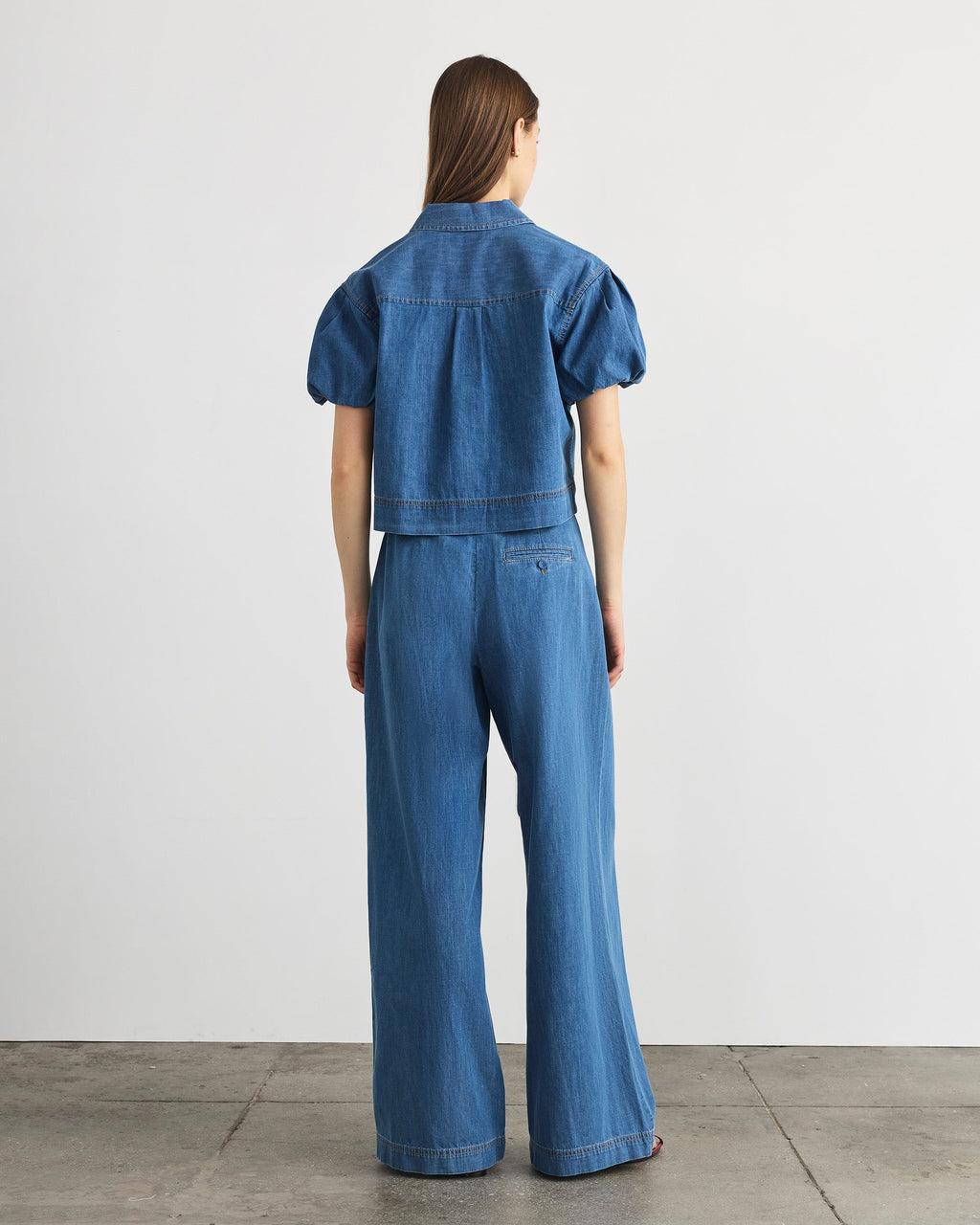Jodi Pant in Medium Indigo Blue
