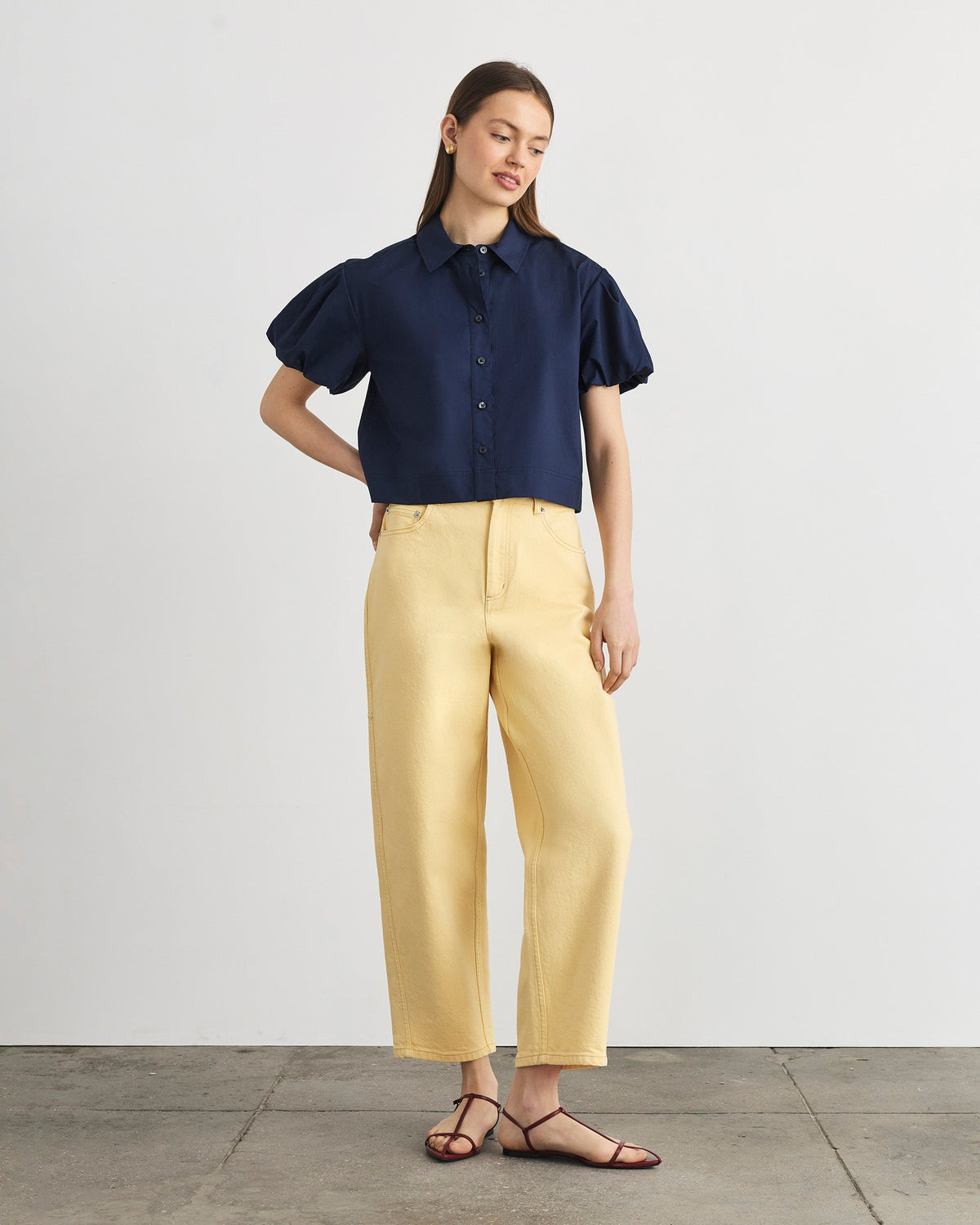 Elza Top in Maritime Blue