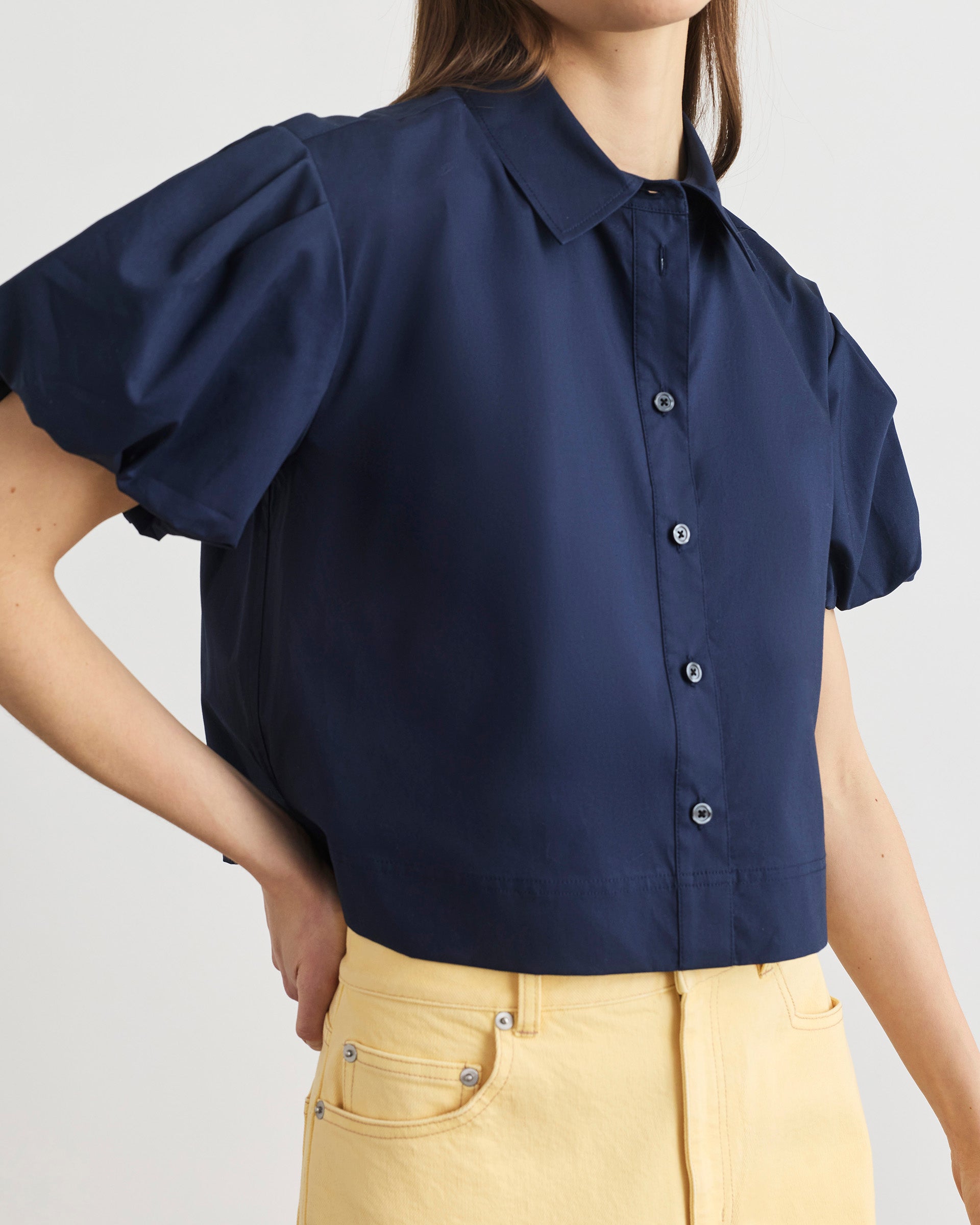 Elza Top in Maritime Blue