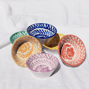 Mini Bowl With Hand Painted Designs