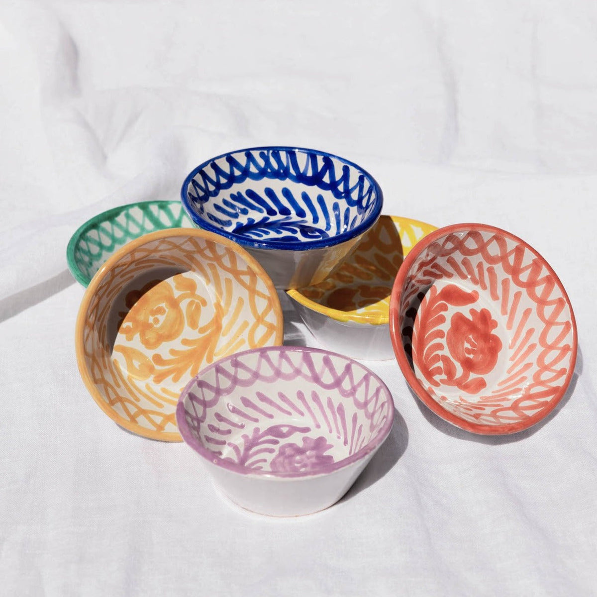 Mini Bowl With Hand Painted Designs