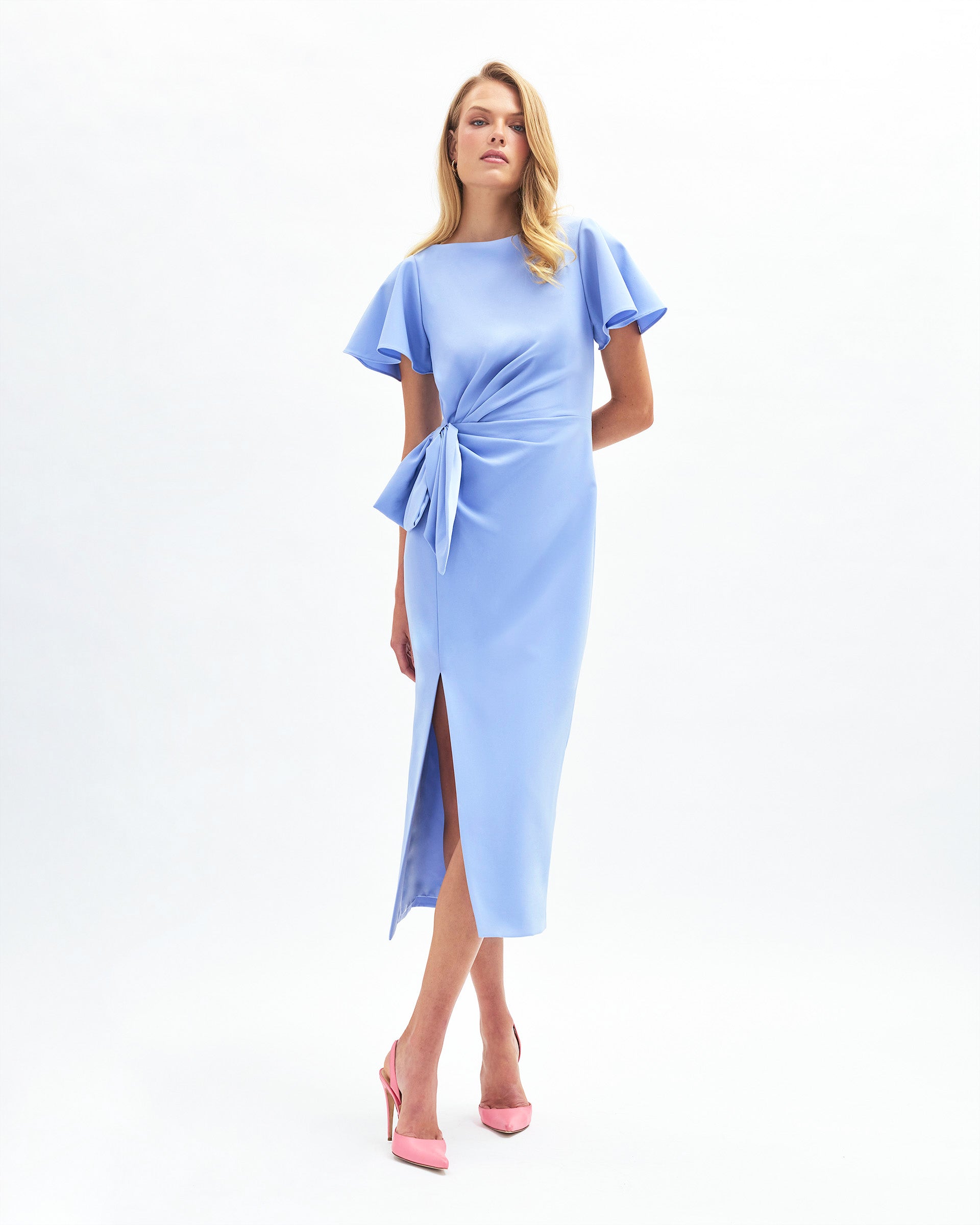 Emeline Dress in Cornflower