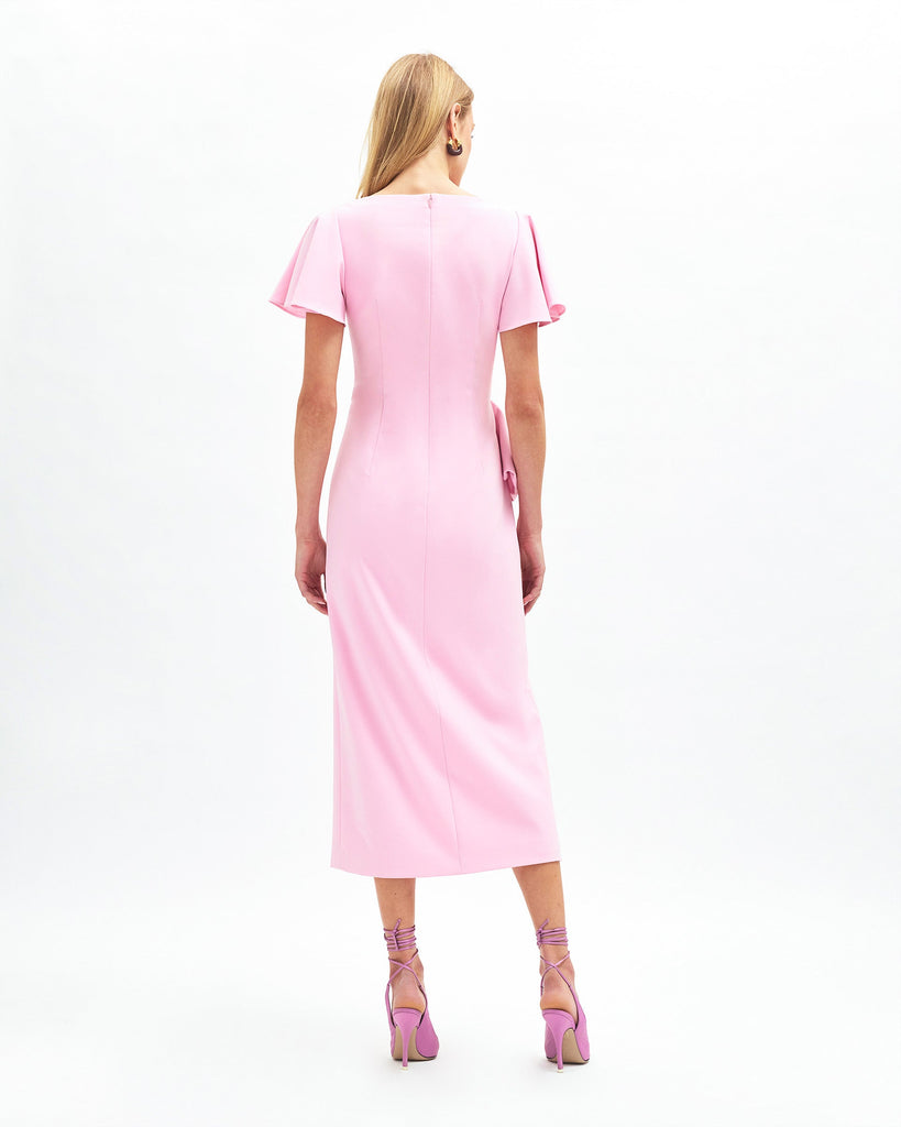 Emeline Dress in Rose Quartz