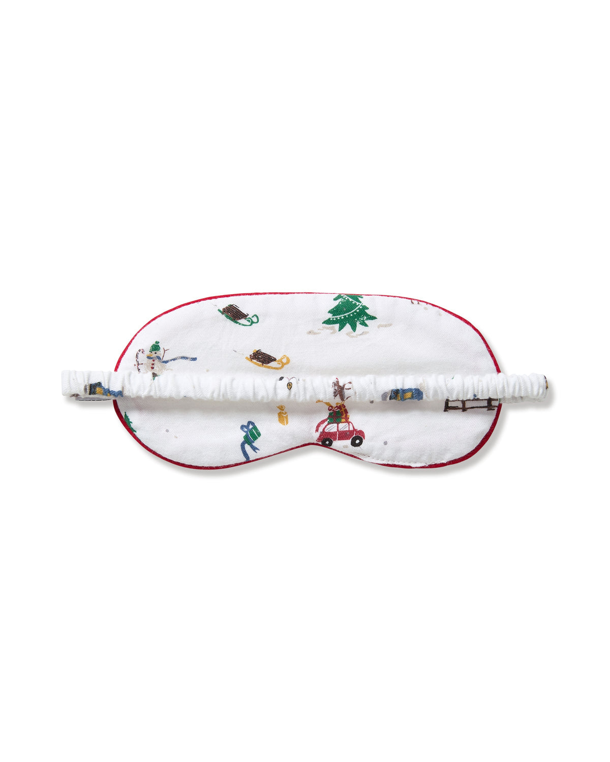 Kid's Twill Sleep Mask in Holiday Town