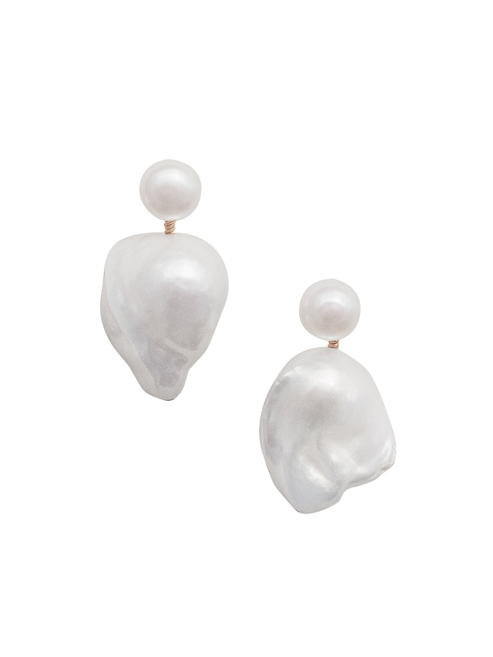 Emilia Earrings in White